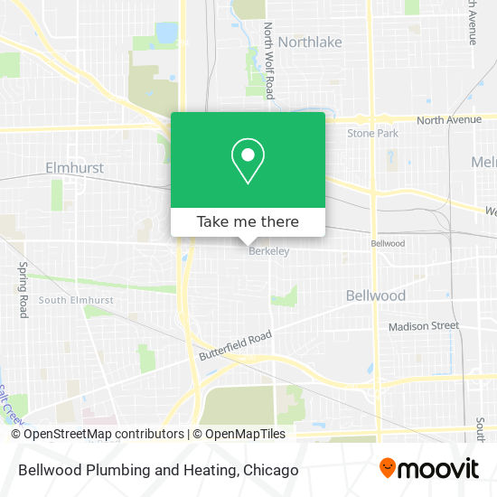 Bellwood Plumbing and Heating map