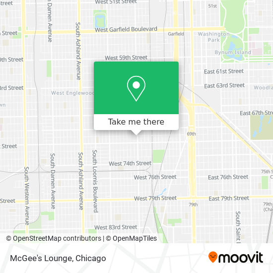 McGee's Lounge map