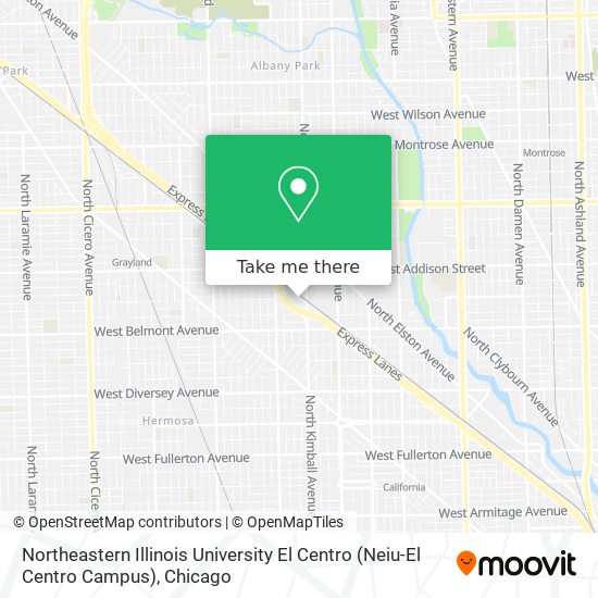 Northeastern Illinois University El Centro (Neiu-El Centro Campus) map