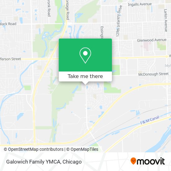 Galowich Family YMCA map