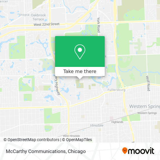 McCarthy Communications map