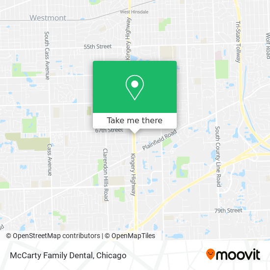 McCarty Family Dental map