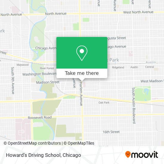 Mapa de Howard's Driving School