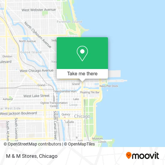 M & M Stores map