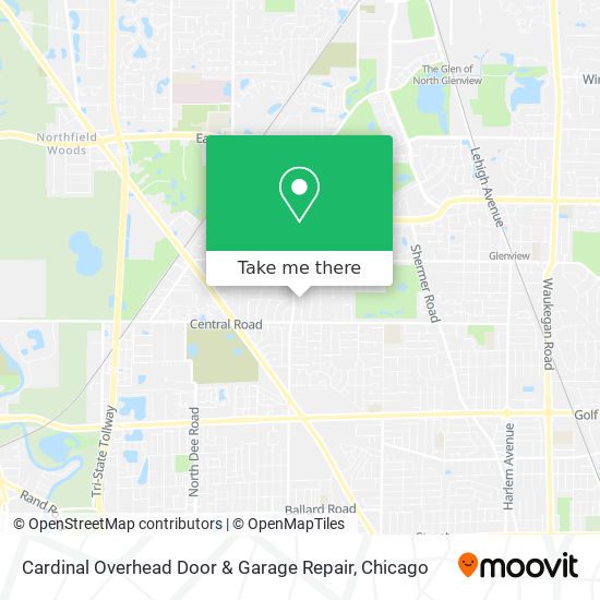 Cardinal Overhead Door & Garage Repair map