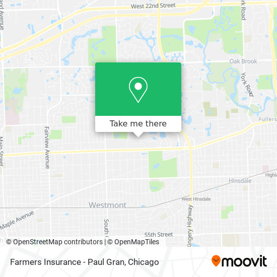 Farmers Insurance - Paul Gran map