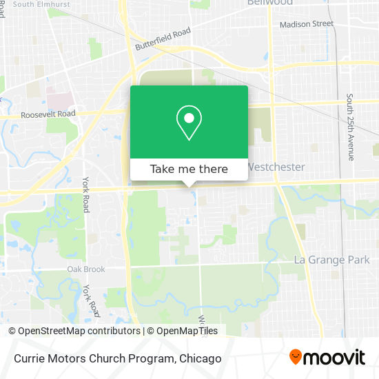 Currie Motors Church Program map