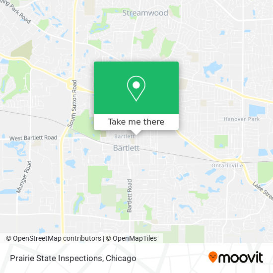 Prairie State Inspections map