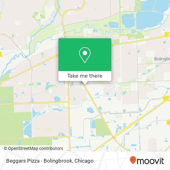 Beggars Pizza - Bolingbrook map