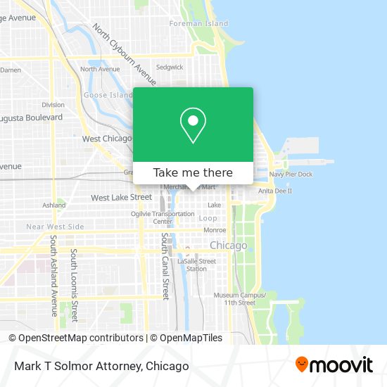 Mark T Solmor Attorney map
