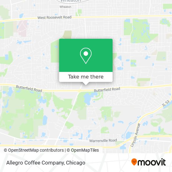 Mapa de Allegro Coffee Company