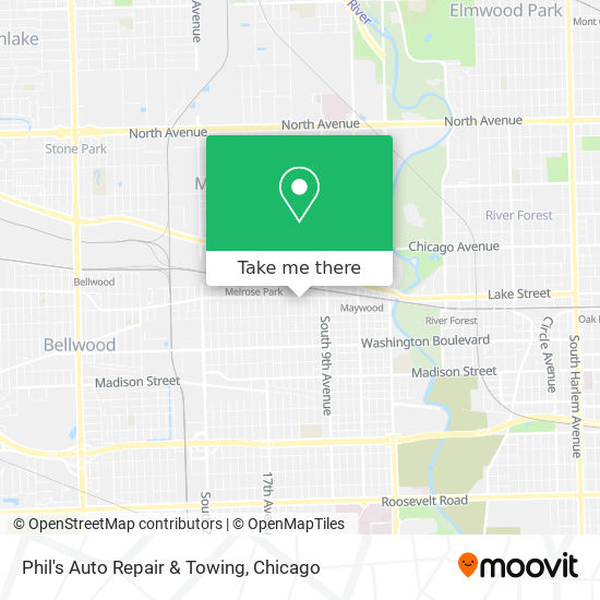 Phil's Auto Repair & Towing map