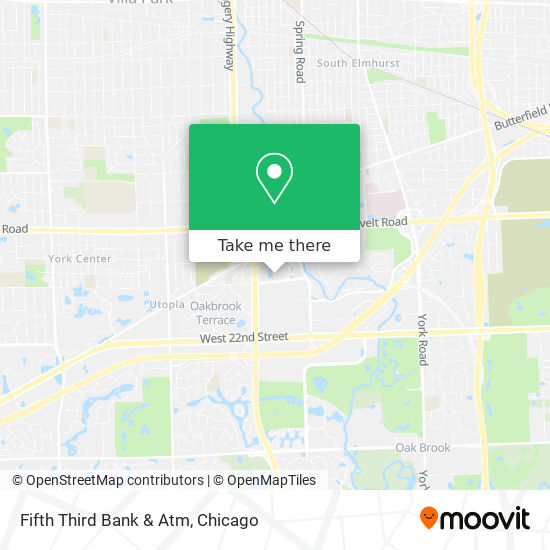Fifth Third Bank & Atm map