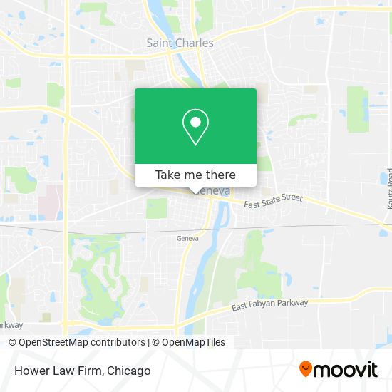 Hower Law Firm map