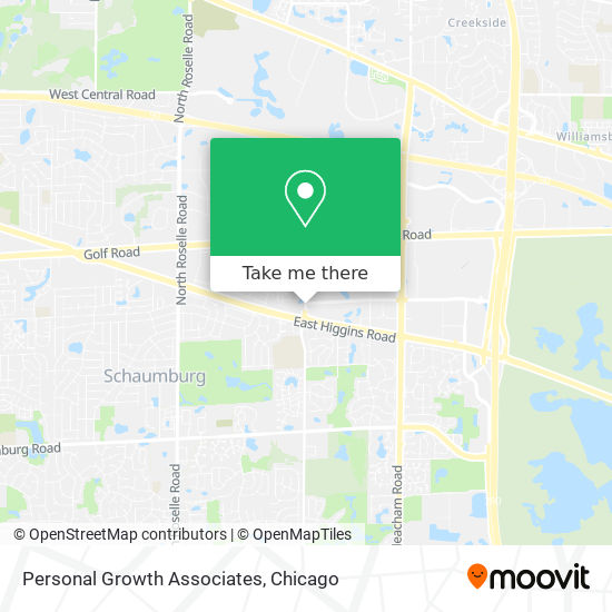 Personal Growth Associates map