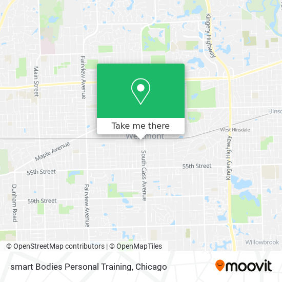 Mapa de smart Bodies Personal Training