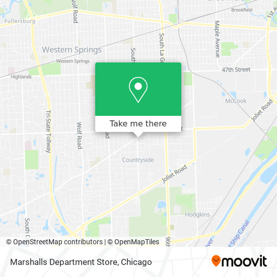 Marshalls Department Store map