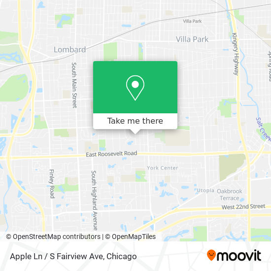Mapa de Apple Ln / S Fairview Ave