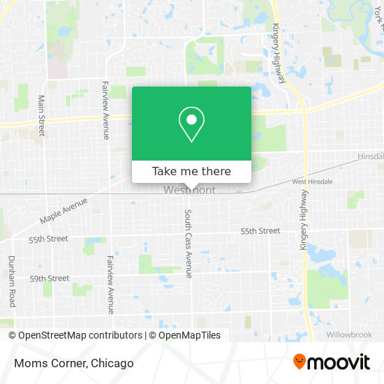 Moms Corner map