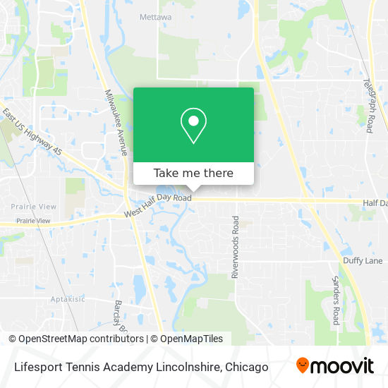 Lifesport Tennis Academy Lincolnshire map