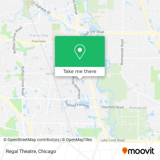 Regal Theatre map