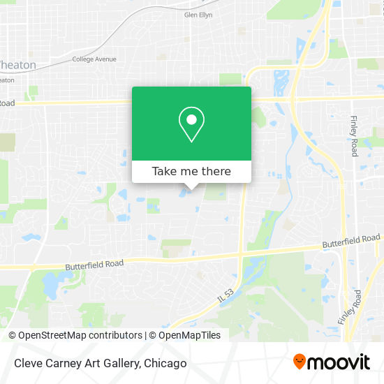 Cleve Carney Art Gallery map