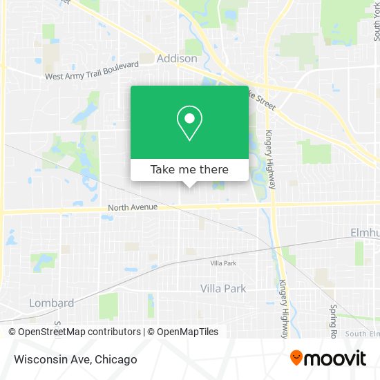Mapa de Wisconsin Ave