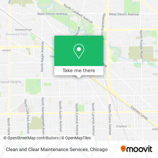 Clean and Clear Maintenance Services map