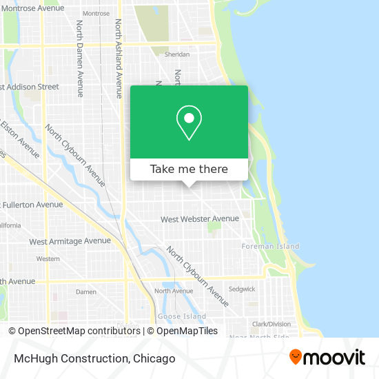 McHugh Construction map