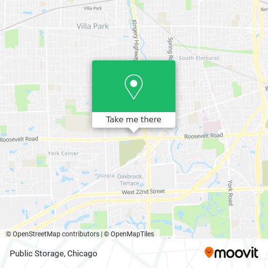 Public Storage map