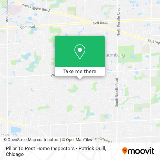 Pillar To Post Home Inspectors - Patrick Quill map