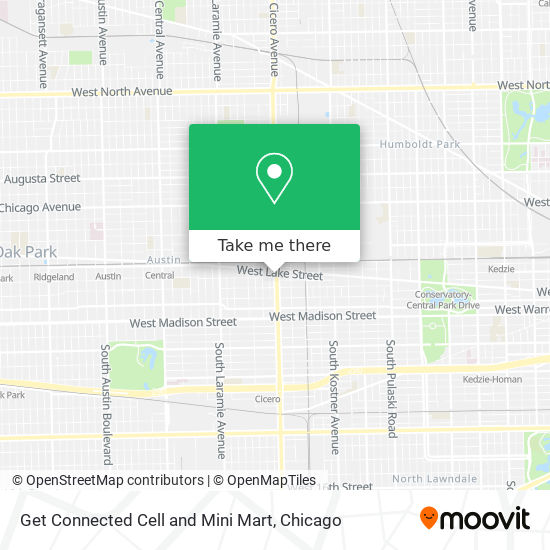 Get Connected Cell and Mini Mart map