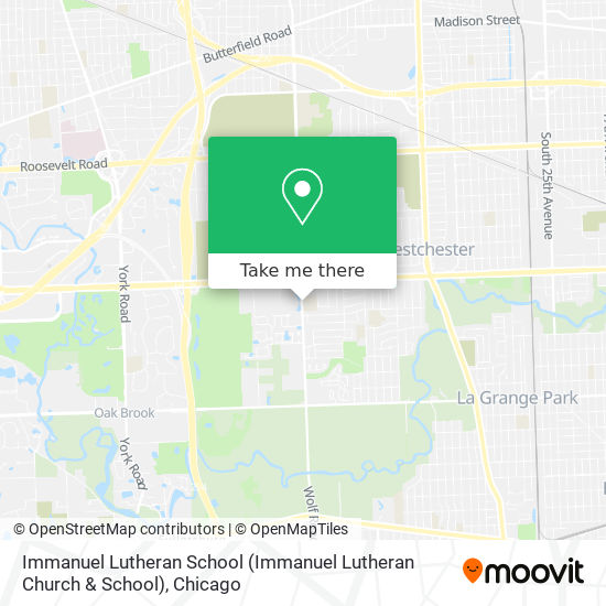 Immanuel Lutheran School map