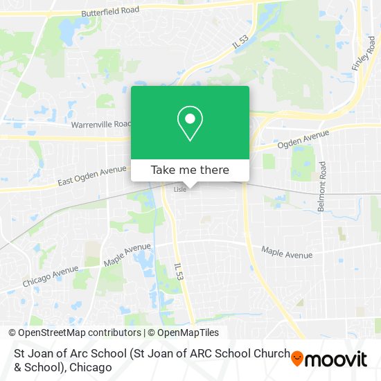 St Joan of Arc School (St Joan of ARC School Church & School) map