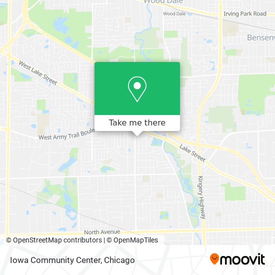 Iowa Community Center map