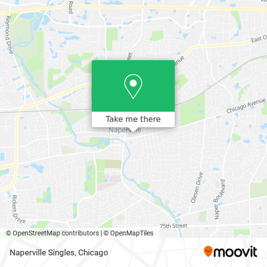 Mapa de Naperville Singles