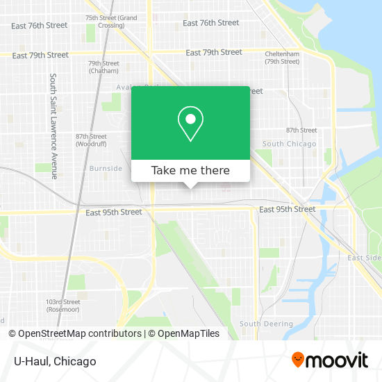 U-Haul map