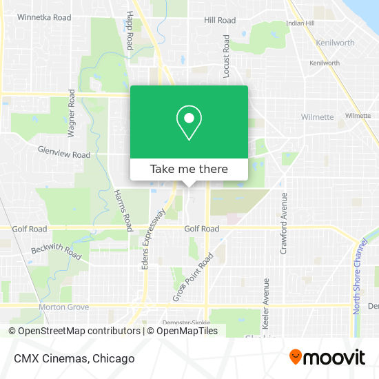 CMX Cinemas map