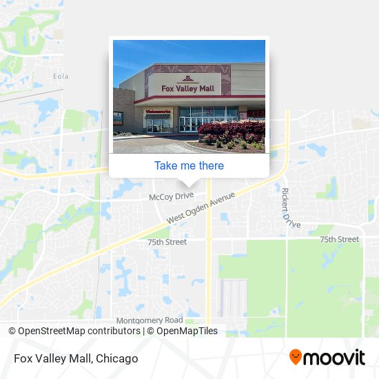 Fox Valley Mall map