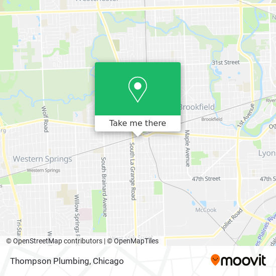 Mapa de Thompson Plumbing