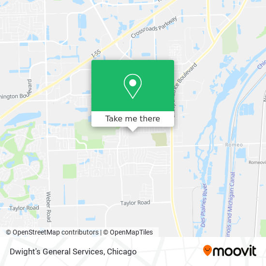 Dwight's General Services map