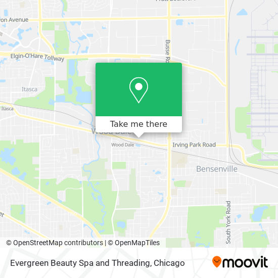 Evergreen Beauty Spa and Threading map