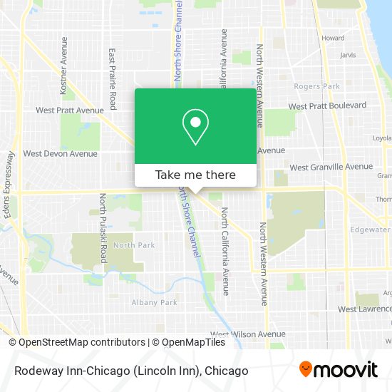 Rodeway Inn-Chicago (Lincoln Inn) map