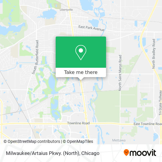 Mapa de Milwaukee / Artaius Pkwy. (North)