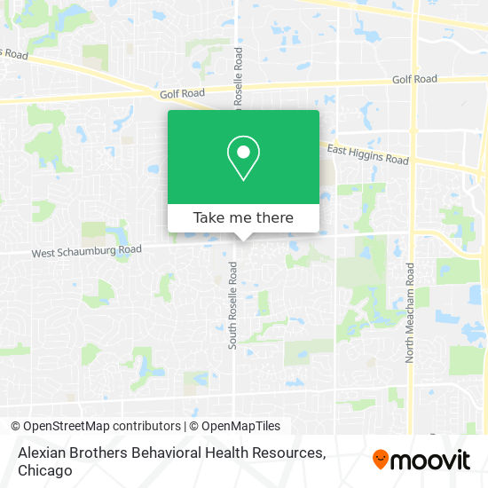 Alexian Brothers Behavioral Health Resources map