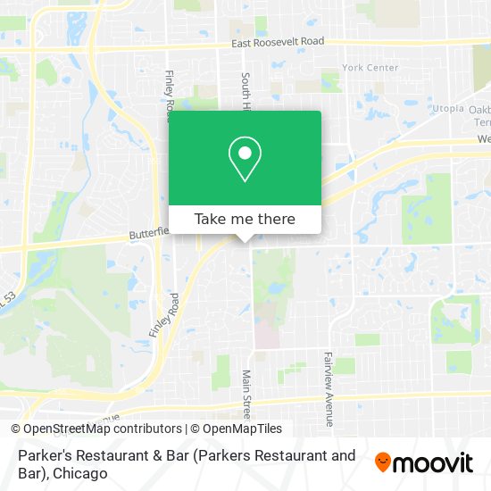 Mapa de Parker's Restaurant & Bar (Parkers Restaurant and Bar)