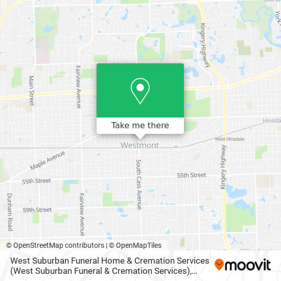 Mapa de West Suburban Funeral Home & Cremation Services