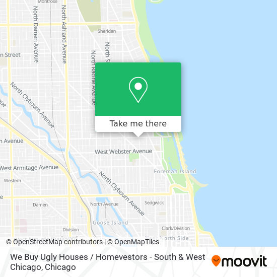 We Buy Ugly Houses / Homevestors - South & West Chicago map