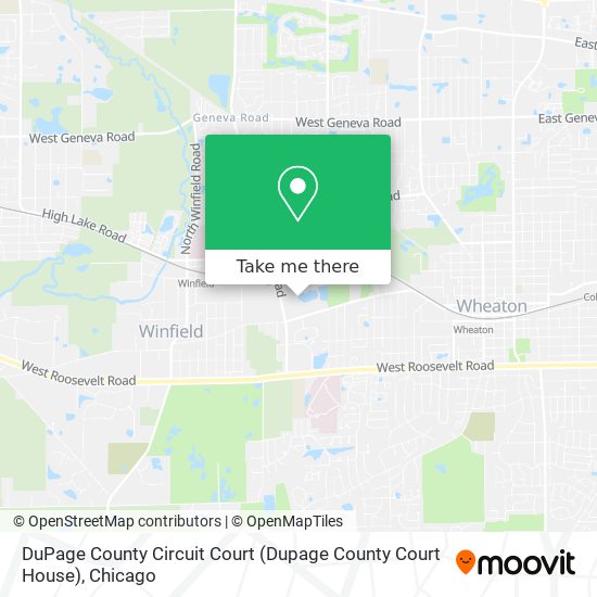 DuPage County Circuit Court (Dupage County Court House) map