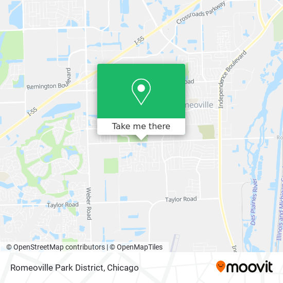Mapa de Romeoville Park District